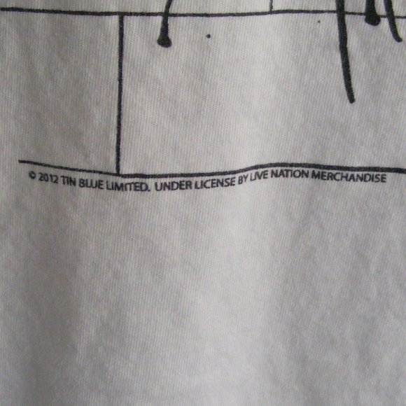 PINK FLOYD GERALD SCARFE Tshirt, M, White, The Wall, Teacher/Professor - Picture 7 of 9